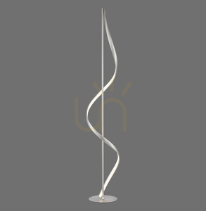 Q-SWING Stojací lampa 438-55 Stříbrná 1xLED small 0