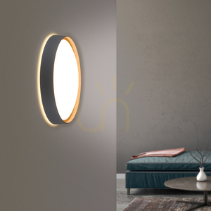 Plafond Q-EMILIA 6118-15 Grey 1xLED small 9