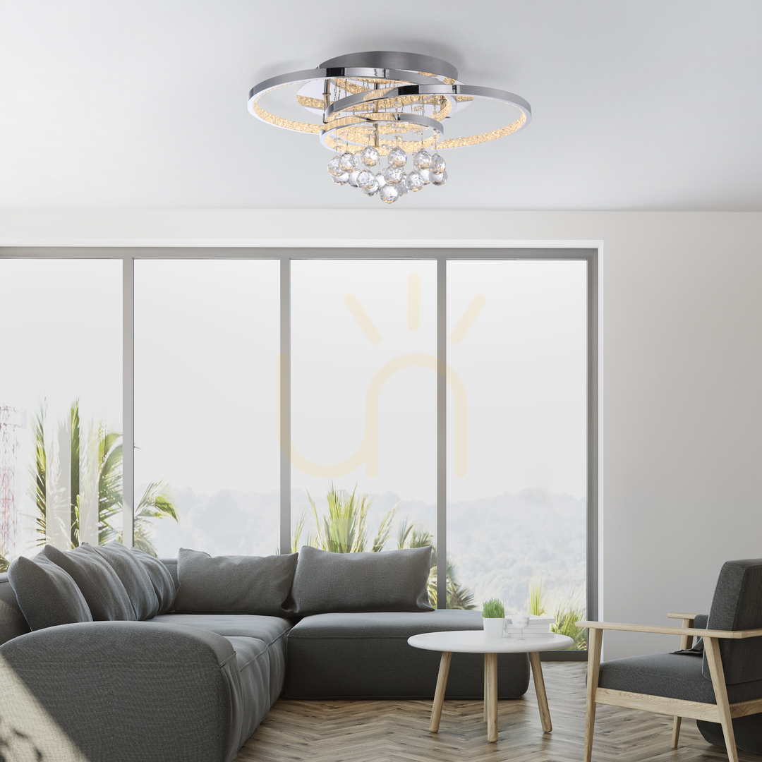 Náhled Plafond ROTAZO 6267-17 Chrome 1xLED Plafond ROTAZO 6267-17 Chrome 1xLED