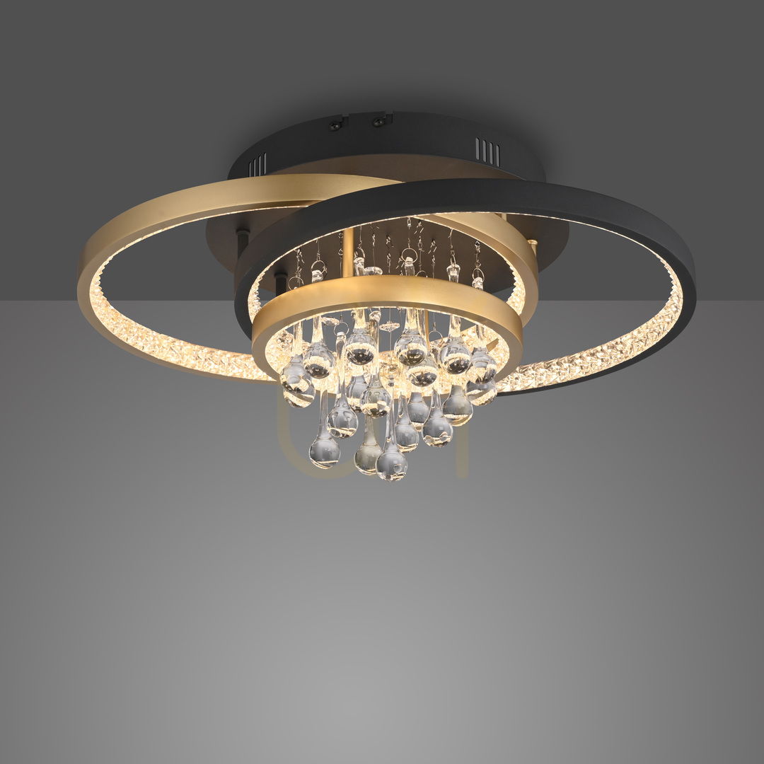 Kontrola Plafond ROTAZO 6267-68 černý 1xLED Plafond ROTAZO 6267-68 černý 1xLED