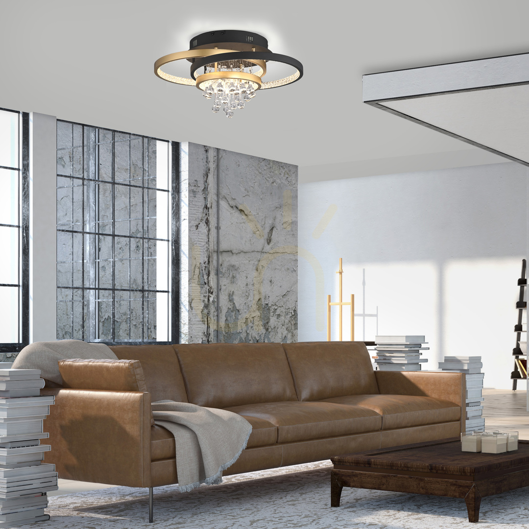 Náhled Plafond ROTAZO 6267-68 černý 1xLED Plafond ROTAZO 6267-68 černý 1xLED