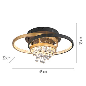 Plafond ROTAZO 6267-68 černý 1xLED 8 Plafond ROTAZO 6267-68 černý 1xLED small 8