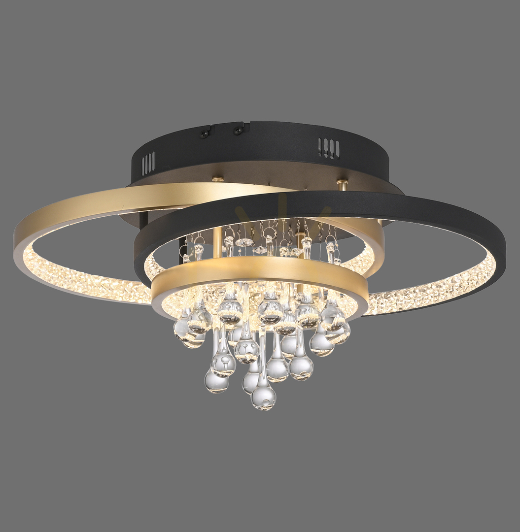 Kontrola Plafond ROTAZO 6267-68 černý 1xLED Plafond ROTAZO 6267-68 černý 1xLED