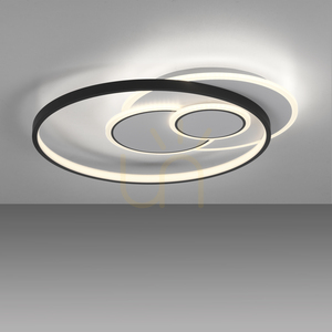 Plafond MAILAK 6392-16 Black 4xLED small 5