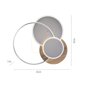Plafond PALMA 8328-79 Wood 1xLED small 7