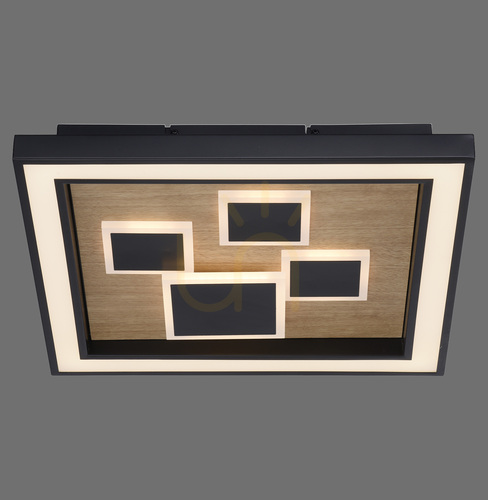 Kontrola Plafond ELIZA 6283-79 Black 1xLED