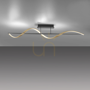 Q-SWING Plafond 6385-13 Mosaz 1xLED small 11
