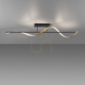 Q-SWING Plafond 6385-13 Mosaz 1xLED small 5