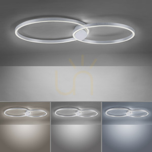 LED stropní svítidlo Paul Neuhaus Q-KATE 6589-95, ocelová barva, 96,4 cm, 42 W small 4