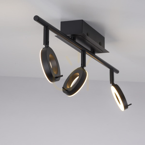 SILEDA plafond 6785-13 Black 3xLED 10 SILEDA plafond 6785-13 Black 3xLED small 10