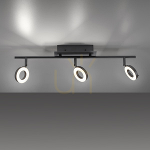 SILEDA plafond 6785-13 Black 3xLED 4 SILEDA plafond 6785-13 Black 3xLED small 4