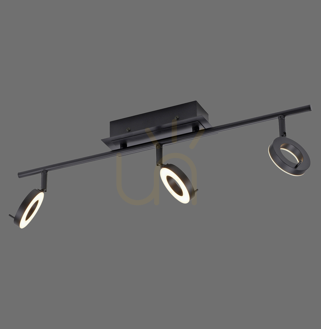 Kontrola SILEDA plafond 6785-13 Black 3xLED SILEDA plafond 6785-13 Black 3xLED