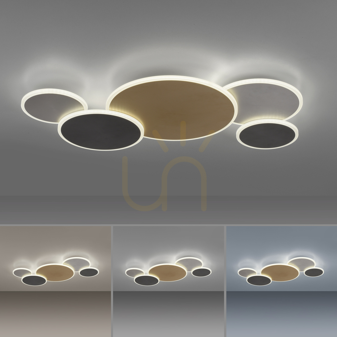 Kontrola Nástěnné svítidlo Q-PIATO 8008-70 Multicolor 5xLED Nástěnné svítidlo Q-PIATO 8008-70 Multicolor 5xLED