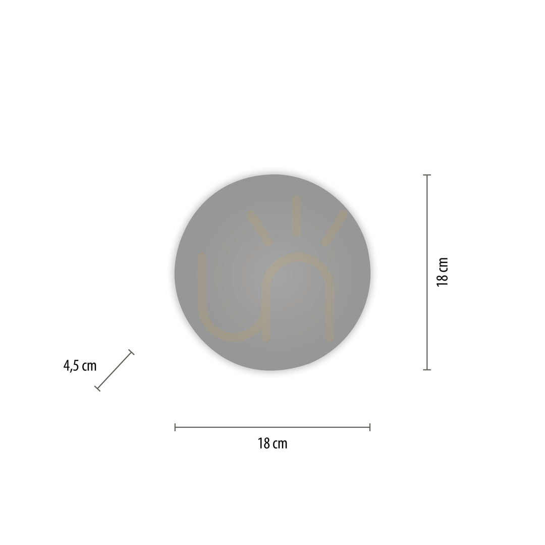 Zobrazit AKKU-PUNTUA nástěnné svítidlo 8152-15 Grey 1xLED AKKU-PUNTUA nástěnné svítidlo 8152-15 Grey 1xLED
