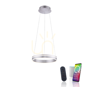 Závěsné svítidlo Q-VITO 8410-55 stříbrné 1xLED small 1