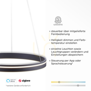 Q-VITO 8411-13 Anthracite 1xLED závěsné svítidlo small 3