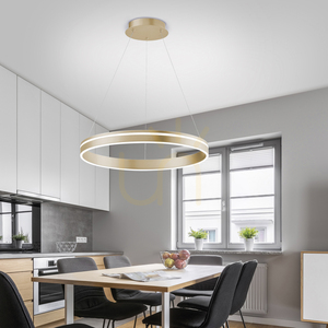 Závěsné LED svítidlo Paul Neuhaus Q-VITO 8411-60, matná mosaz, Ø 59 cm 2 Závěsné LED svítidlo Paul Neuhaus Q-VITO 8411-60, matná mosaz, Ø 59 cm small 2