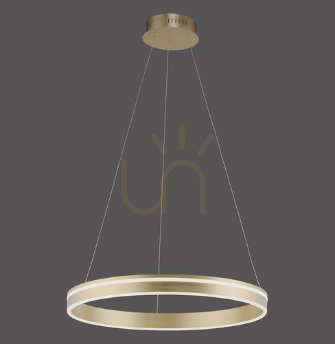 Kontrola Závěsné LED svítidlo Paul Neuhaus Q-VITO 8411-60, matná mosaz, Ø 59 cm