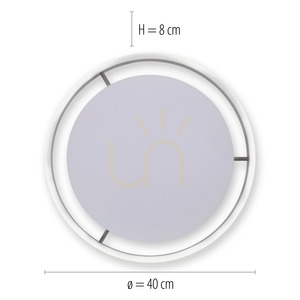 Plafond Q-VITO 8414-13 Anthracite 1xLED small 7