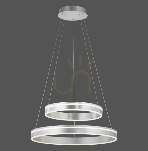 Kontrola Závěsné svítidlo Q-VITO 8420-55 stříbrné 2xLED