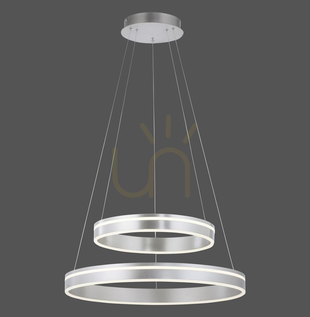 Kontrola Závěsné svítidlo Q-VITO 8420-55 stříbrné 2xLED Závěsné svítidlo Q-VITO 8420-55 stříbrné 2xLED