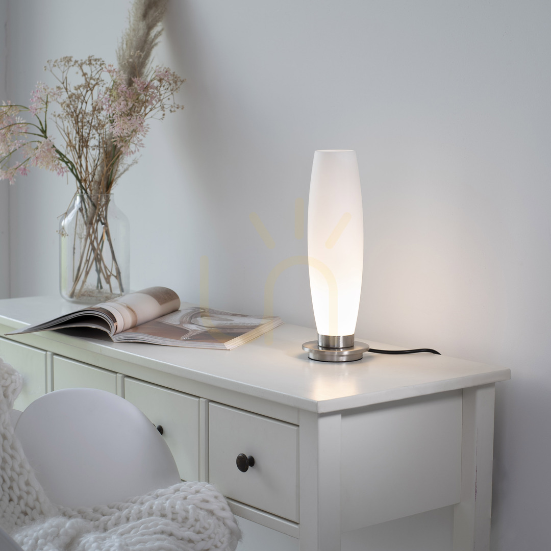Náhled Stolní lampa TYRA 4027-55 Stříbrná 1xG9 Stolní lampa TYRA 4027-55 Stříbrná 1xG9