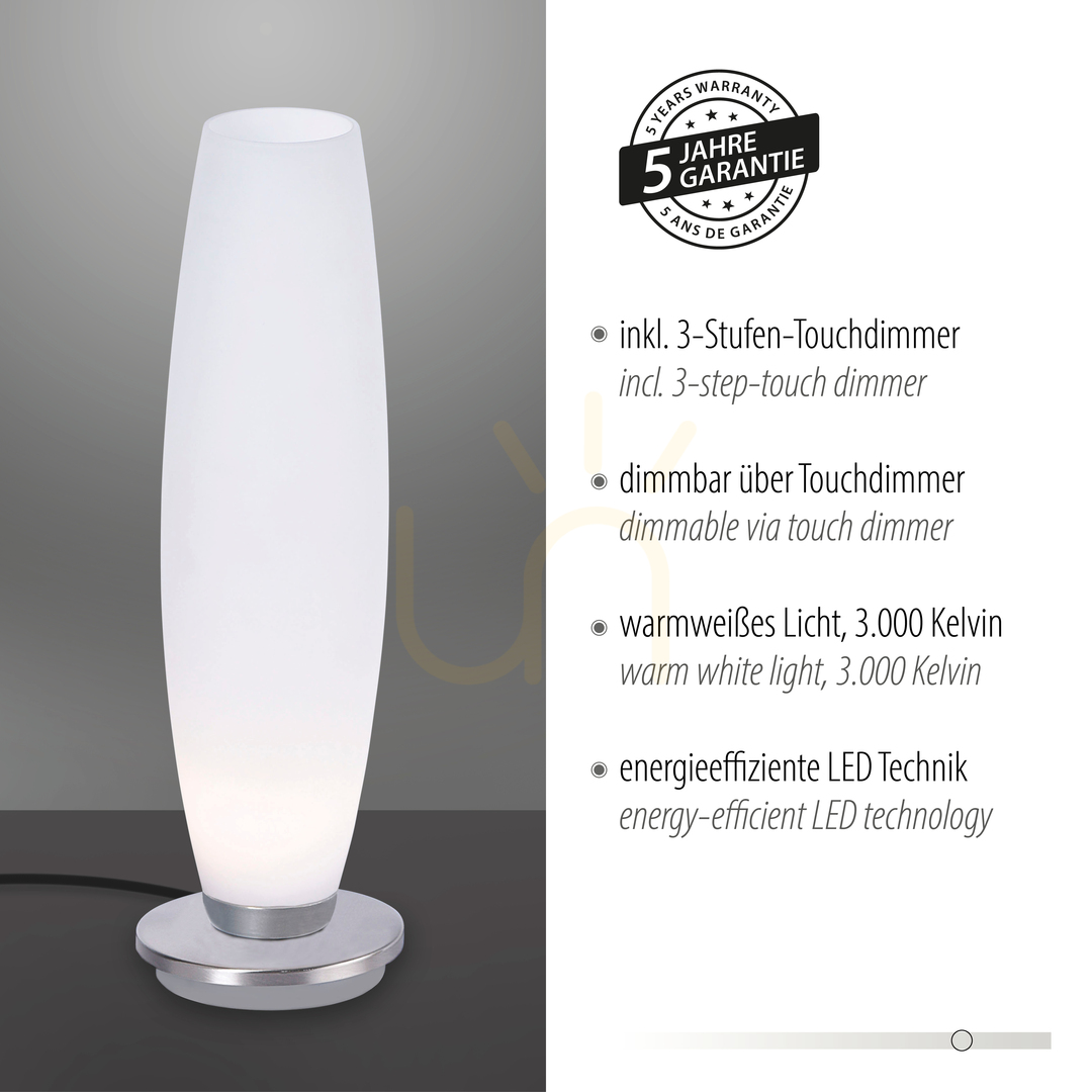 Zobrazit Stolní lampa TYRA 4027-55 Stříbrná 1xG9 Stolní lampa TYRA 4027-55 Stříbrná 1xG9