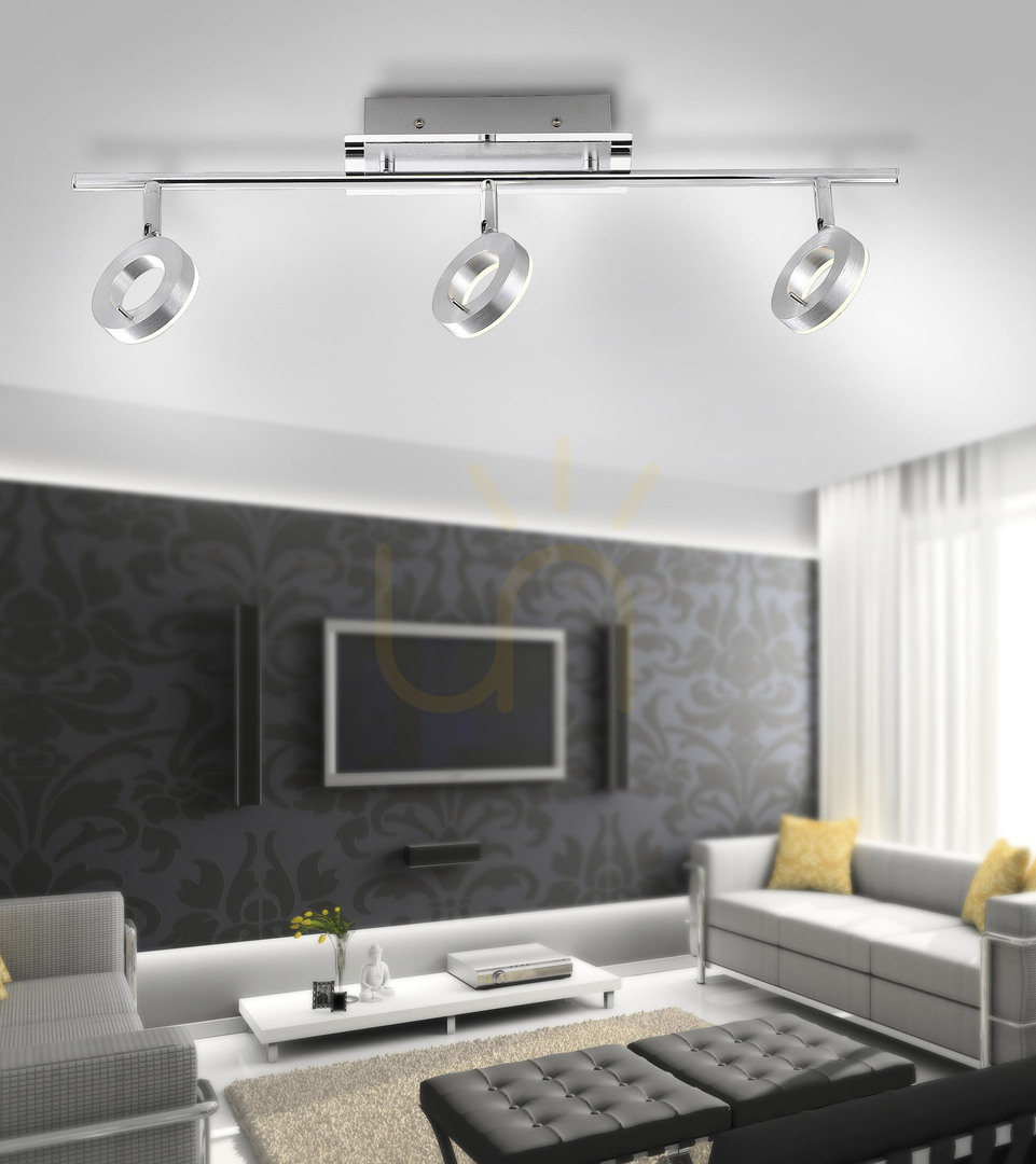 Náhled SILEDA plafond 6785-96 Silver 3xLED SILEDA plafond 6785-96 Silver 3xLED