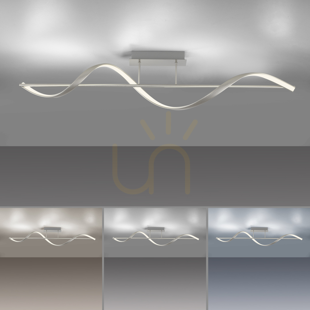 Kontrola Q-SWING Plafond 6385-55 Stříbrná 1xLED Q-SWING Plafond 6385-55 Stříbrná 1xLED