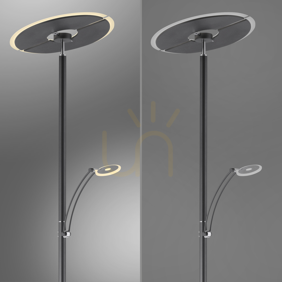 Kontrola ARTUR Stojací lampa 673-13 Antracit 1xLED ARTUR Stojací lampa 673-13 Antracit 1xLED