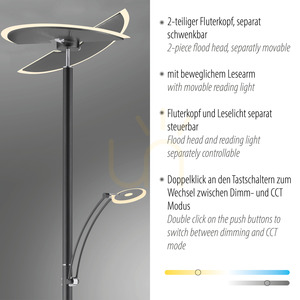 ARTUR Stojací lampa 673-13 Antracit 1xLED 3 ARTUR Stojací lampa 673-13 Antracit 1xLED small 3