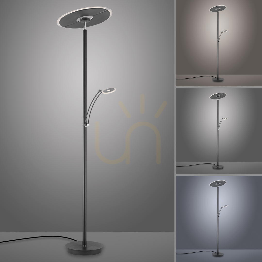 Kontrola ARTUR Stojací lampa 673-13 Antracit 1xLED ARTUR Stojací lampa 673-13 Antracit 1xLED