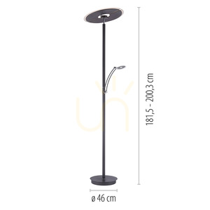ARTUR Stojací lampa 673-13 Antracit 1xLED 8 ARTUR Stojací lampa 673-13 Antracit 1xLED small 8
