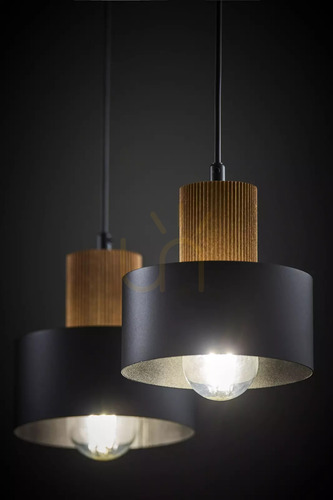 Kontrola Závěsné svítidlo Sigma RIF WOOD 2 černé/světle hnědé 41861