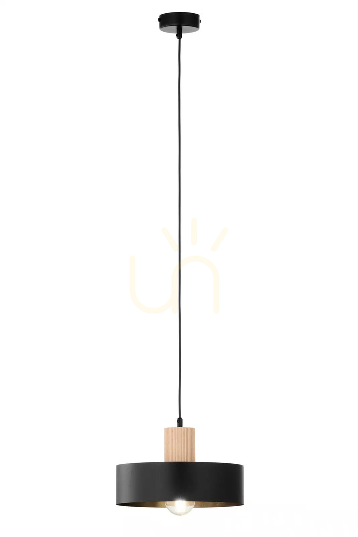Zobrazit Závěsné světlo Sigma RIF WOOD 1 M černé/přírodní dřevo 41864 Závěsné světlo Sigma RIF WOOD 1 M černé/přírodní dřevo 41864
