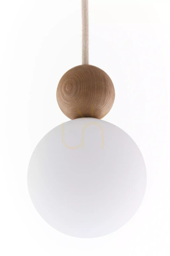 Kontrola Závěsná lampa Sigma Rona 1 dřevo světle hnědá 41674