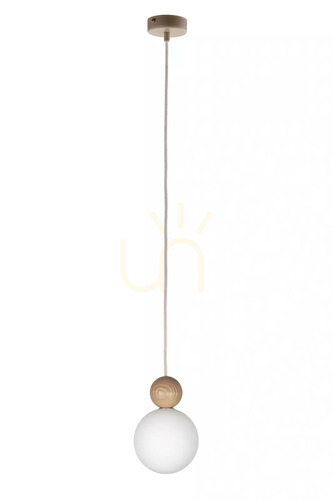 Kontrola Závěsná lampa Sigma Rona 1 dřevo světle hnědá 41674