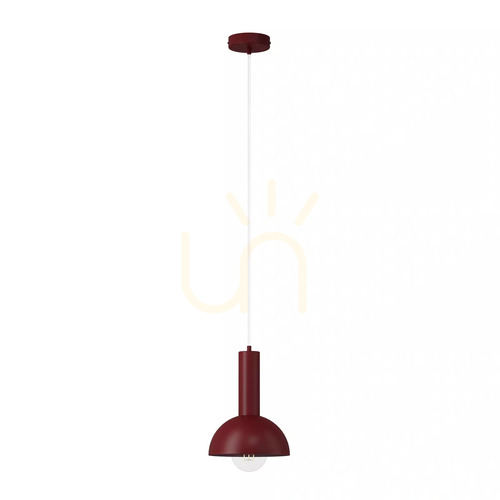 Kontrola Závěsné svítidlo Sigma Vitrum bordó E27 18 cm 41640
