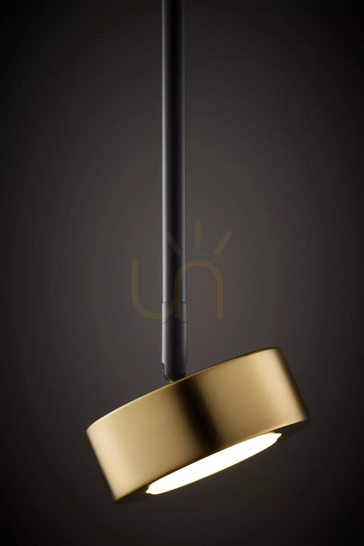 Pohled Závěsná lampa Sigma BAR 1 L černá/zlatá 113 cm 41645 Závěsná lampa Sigma BAR 1 L černá/zlatá 113 cm 41645