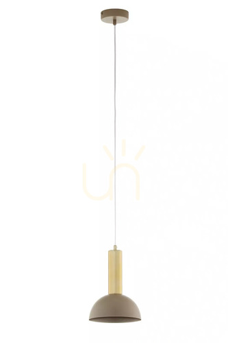 Kontrola Závěsná lampa Sigma VITRUM GOLD Dome S béžová/zlatá 18 cm 41714