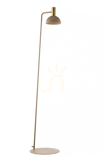 Kontrola Stojací lampa Sigma Vitrum Gold béžová/zlatá E27 168 cm SKU 41721