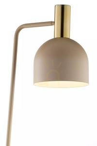 Stojací lampa Sigma Vitrum Gold teplá béžová/zlatá 41722 1 Stojací lampa Sigma Vitrum Gold teplá béžová/zlatá 41722 small 1