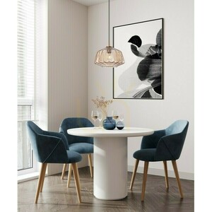 Závěsné svítidlo Italux Antita s jantarovým sklem, černé, E27, 30 cm PND-3644-1-BRO-AMB small 2