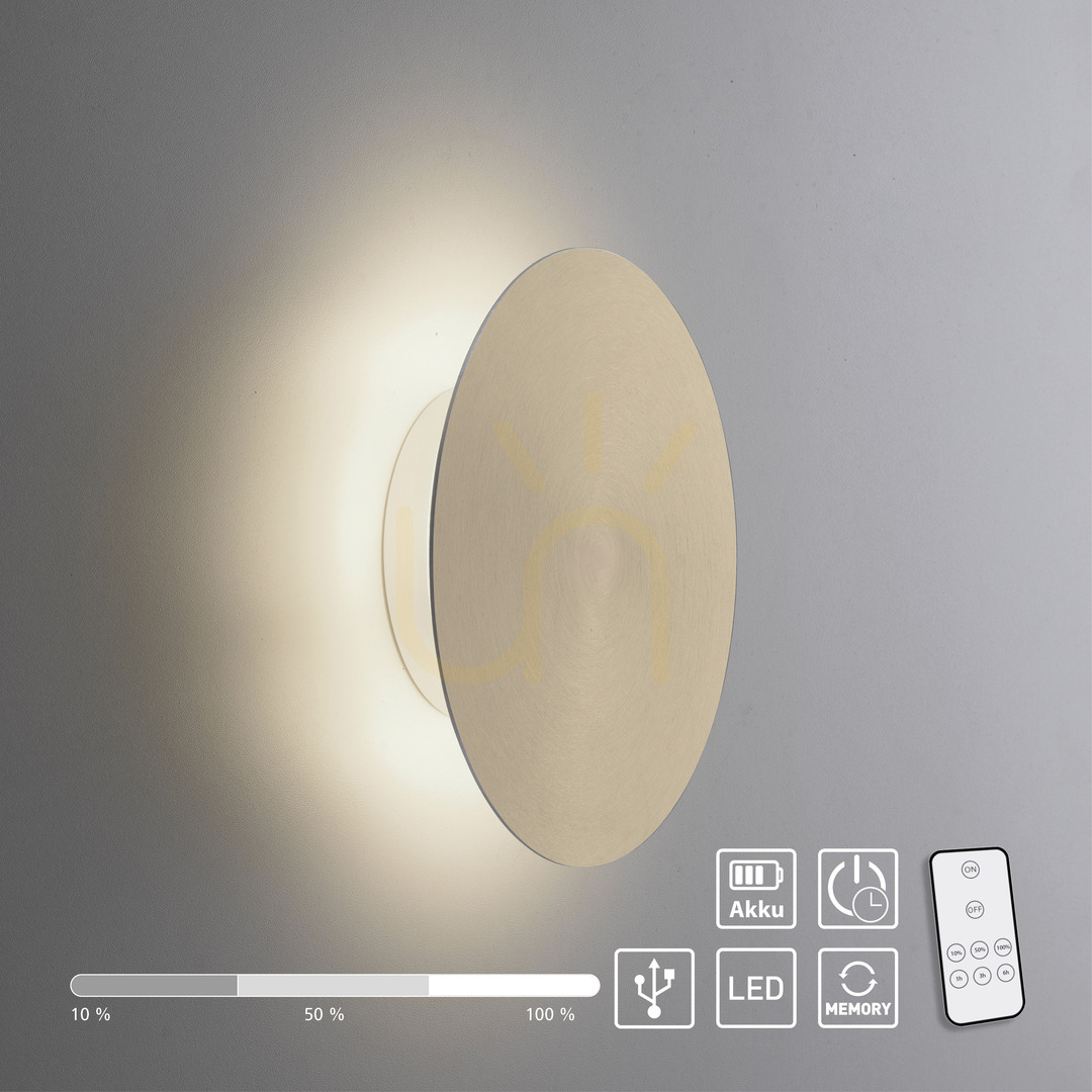Zobrazit AKKU-PUNTUA 8152-60 Brown 1xLED nástěnné svítidlo AKKU-PUNTUA 8152-60 Brown 1xLED nástěnné svítidlo