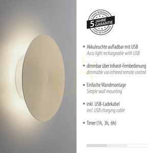 AKKU-PUNTUA 8152-60 Brown 1xLED nástěnné svítidlo 4 AKKU-PUNTUA 8152-60 Brown 1xLED nástěnné svítidlo small 4