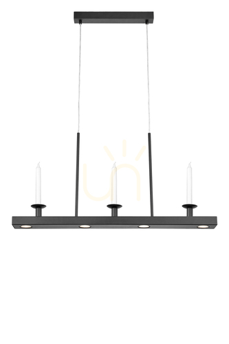 Kontrola Závěsné svítidlo Markslojd Dining 4L černé LED 109158