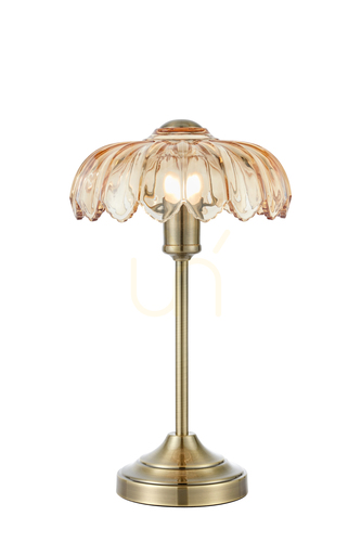 Kontrola Stolní lampa Markslojd Kurage jantarová E27 60W 109180