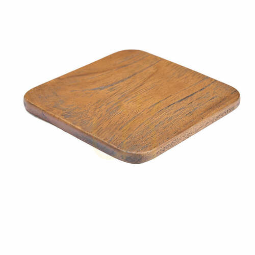Kontrola Podtácek BAZAR BIZAR Material Coaster Medium Rustic Washed Black z teakového dřeva