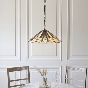 Tiffany závěsné svítidlo Interiors Astoria vícebarevné 3xE27 111922 small 3