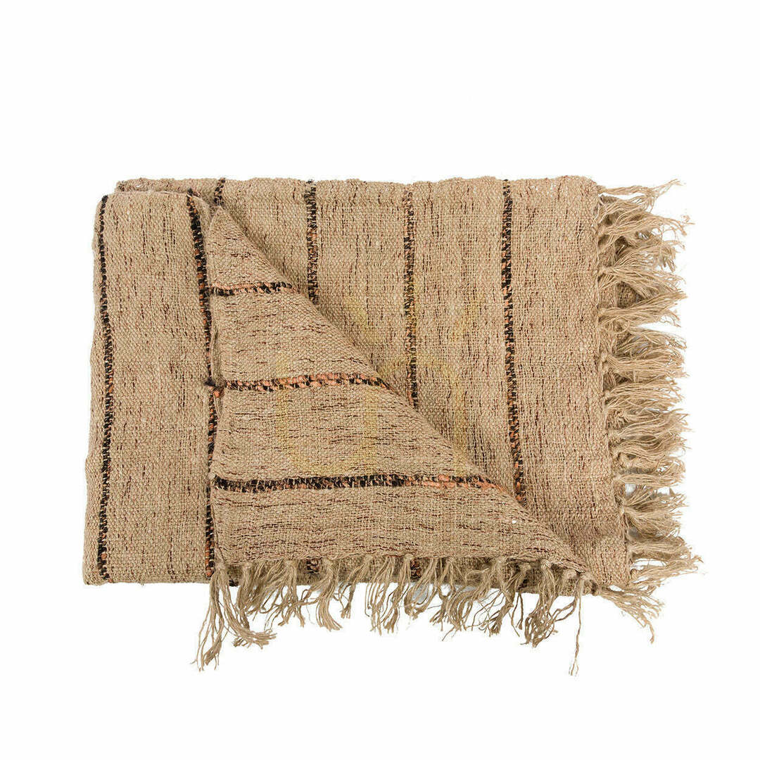 Kontrola Plaid BAZAR BIZAR Beige Černá 130 × 170 cm Oh My Gee Collection Plaid BAZAR BIZAR Beige Černá 130 × 170 cm Oh My Gee Collection